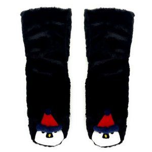 Penguin | Women's Funny Fluffy House Sherpa Slippers Socks